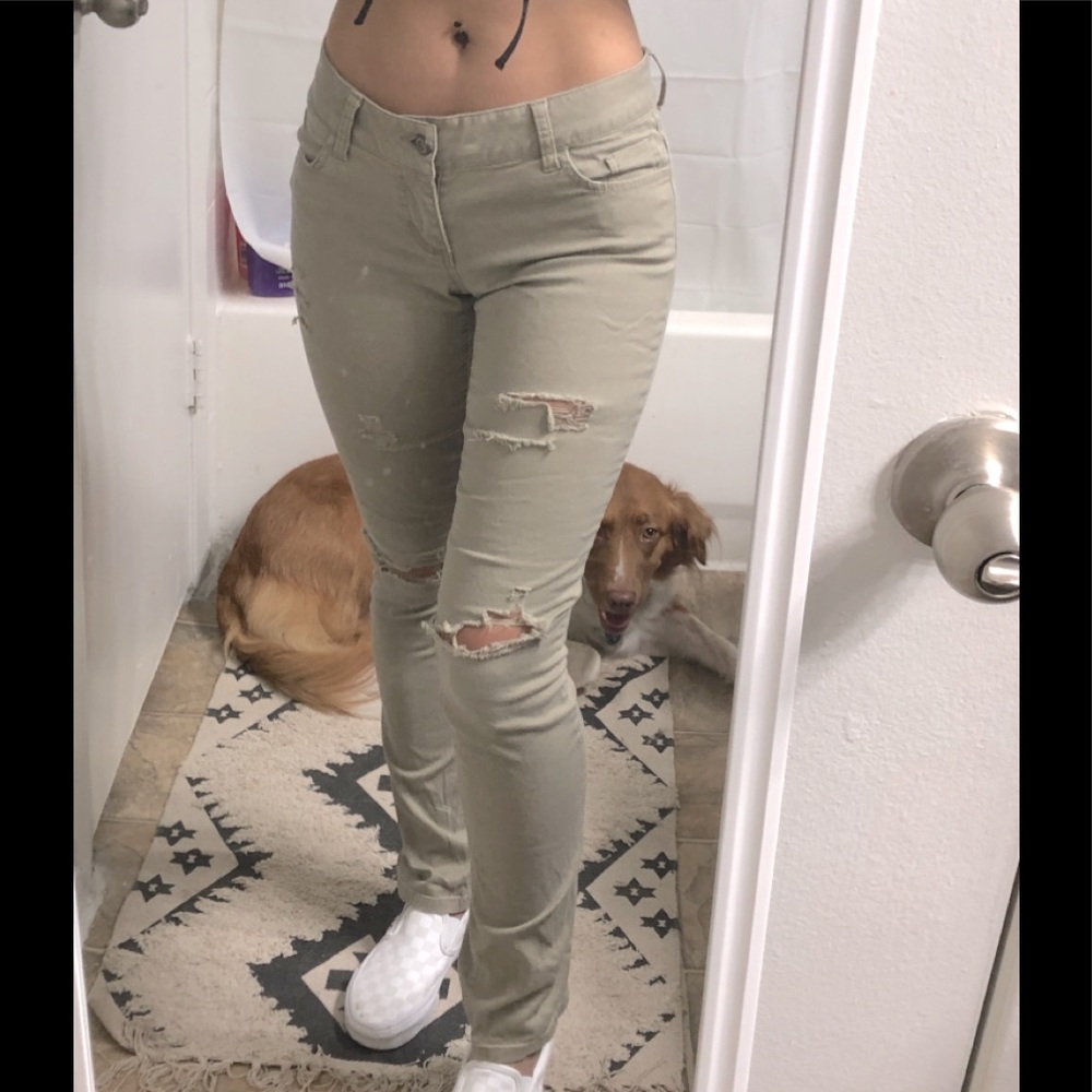 Distressed Dickies Jeans